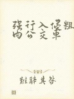 强行入侵粗暴h肉公交车