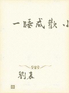 一睡成欢 小说