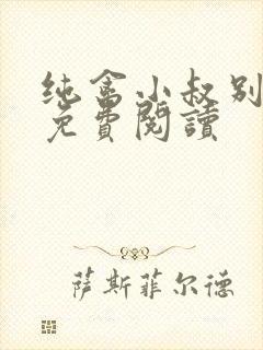 纯禽小叔别太猛免费阅读