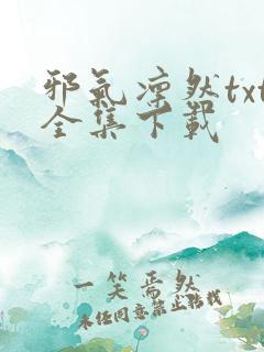 邪气凛然txt全集下载