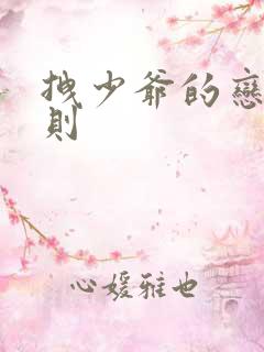 拽少爷的恋爱法则