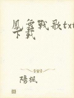 凤舞战歌txt下载