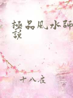 极品风水师 小说