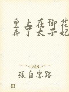 皇上在御花园c弄了太子妃