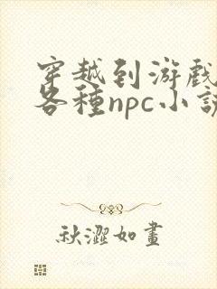 穿越到游戏里和各种npc小说