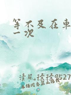 等不及在车里做一次