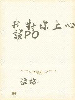 我对你上心了小说PO