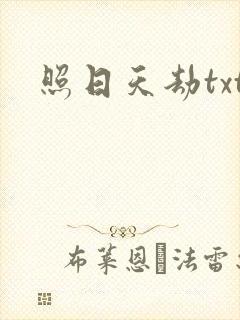 照日天劫txt