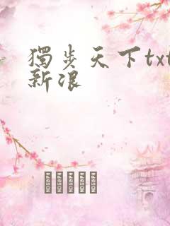 独步天下txt新浪