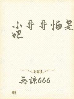 小哥哥怕是有毒吧