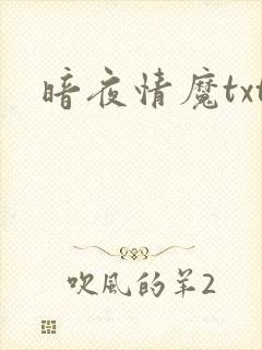 暗夜情魔txt
