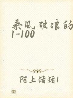 乘风破浪的婚姻1-100