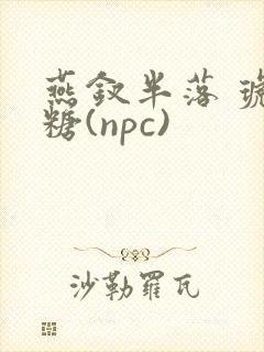 燕钗半落 琥珀糖(npc)