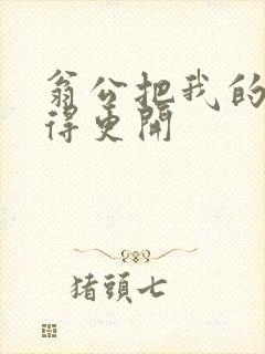 翁公把我的腿分得更开