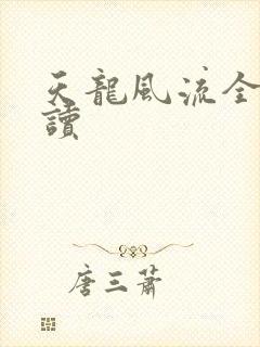 天龙风流全文阅读