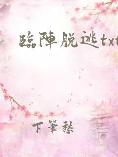 临阵脱逃txt