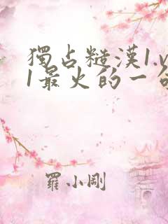 独占糙汉1.v1最火的一句