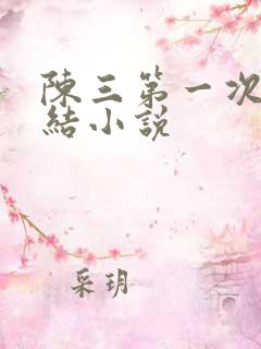 陈三第一次干白结小说