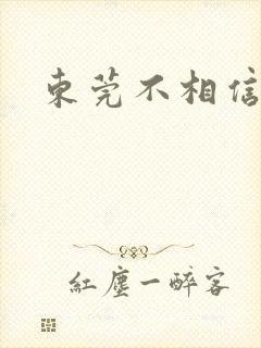 东莞不相信眼泪