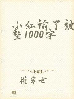 小红输了被小明整1000字