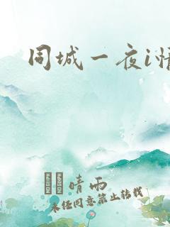 同城一夜i情