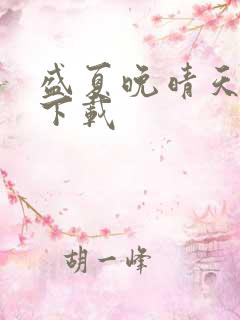 盛夏晚晴天小说下载