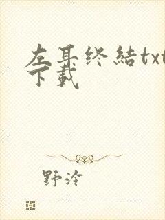 左耳终结txt下载