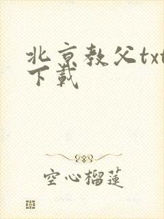 北京教父txt下载