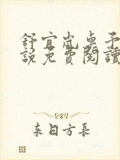 舒宜岚卓予淮小说免费阅读全文