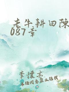 老牛耕田陈雪1087章