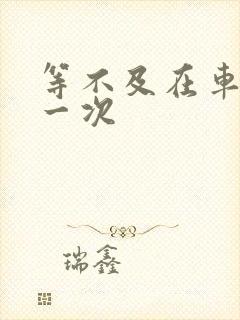 等不及在车里做一次