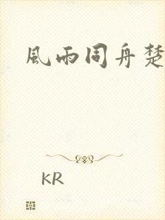 风雨同舟楚秋
