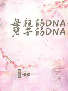 母亲的DNA和儿子的DNA是一样的吗