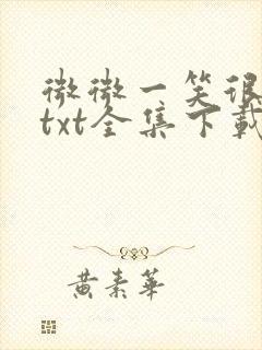 微微一笑很倾城txt全集下载