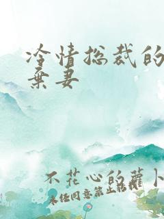 冷情总裁的新婚弃妻