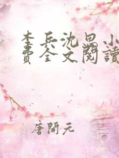 李兵沈思小说免费全文阅读