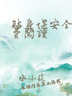 贴身保安全文免费阅读