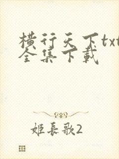 横行天下txt全集下载