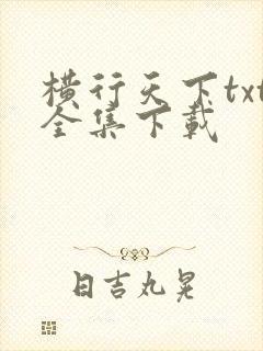 横行天下txt全集下载