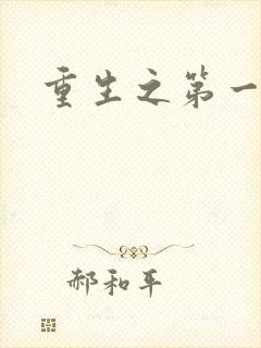 重生之第一名媛