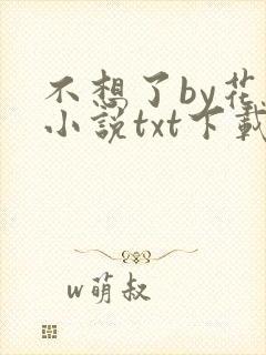 不想了by花卷小说txt下载
