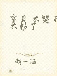 宝贝 不哭 我不动了