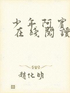 少 年 阿 宾 在 线 阅 读