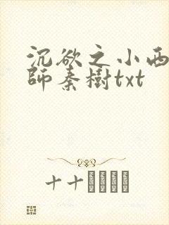 沉欲之小西的教师秦树txt