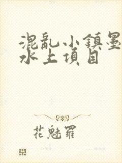 混乱小镇墨池砚水上项目