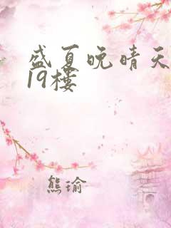 盛夏晚晴天小说19楼