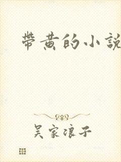 带黄的小说