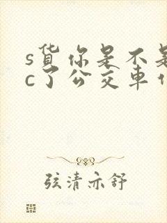 s货你是不是欠c了公交车作文渺