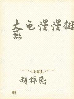 大龟慢慢挺进张燕