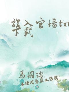 误入官场txt下载